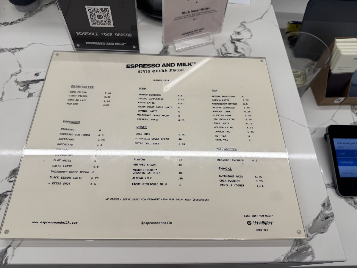 Menu Espresso And Milk-1